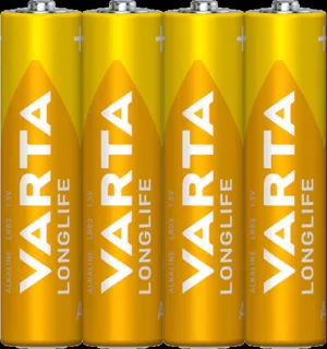 VARTA Бат-ка LONGLIFE Alkaline Фольга-4шт. АAA
