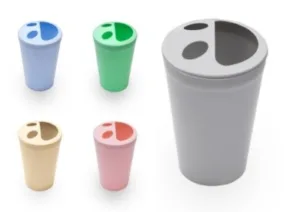 Підставка д/зубних щіток (рожева)