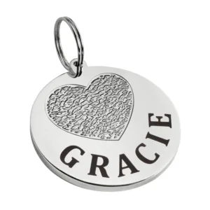 95031 Адресник "Розмір SСерцеДіаметр 2,5 см. "