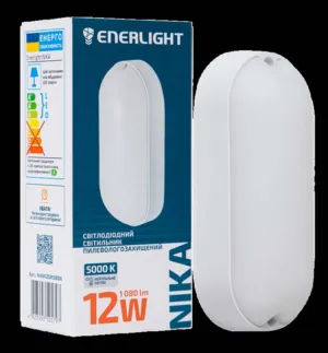Світильник світлодіодний ENERLIGHT NIKA 12Вт 5000К IP65