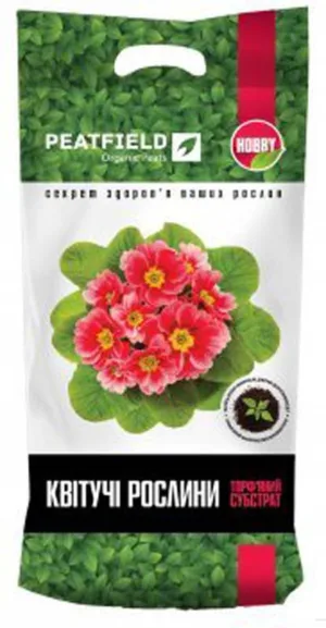 Торф'яний субстрат "PEATFIELD"  6л "Для квітучих рослин"