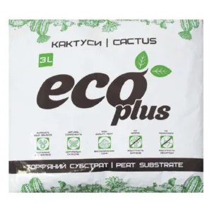 Торф'яний субстрат "ECO PLUS"  3л "Кактус"