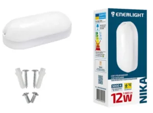Світильник світлодіодний ENERLIGHT NIKA 12Вт 5000К IP65 з датчиком руху