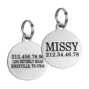 90401 Адресник Розмір S Діаметр 2,4 см.