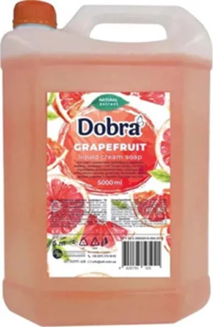 "DOBRA" Крем-мило туалет."Грейпфрут" КАНІСТРА 5.0 л