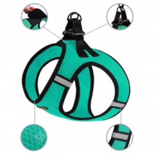 83008/Т Шлея д/собак "Vest" Mesh, розмір 4XS, (обхв.шиї-20см,обхв груд-24см) ментол.