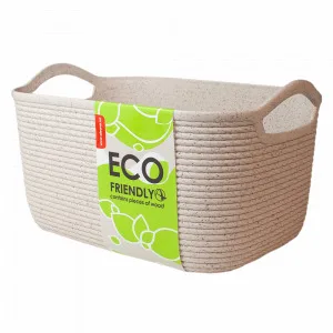 Корзина 127039 "Джут" M (ECO WOOD-біла роза)
