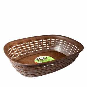 КОРЗИНКА 168081 "Ротанг" (30,5х21,5х7,5см. ECO WOOD (корич.)