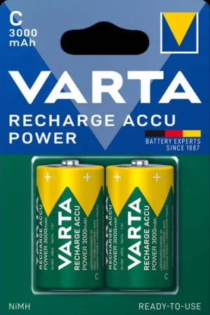 VARTA Акум-тор RECHARGEABLE ACCU "C" 3000mAh BLI 2 NI-MH (READY 2 USE)