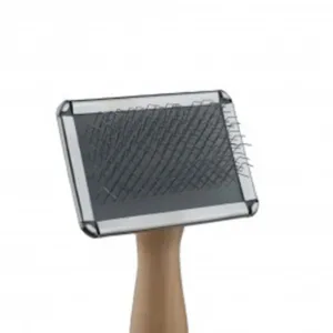 BAAG062 Пуходерка Щітка з Дерев'яною Ручкою