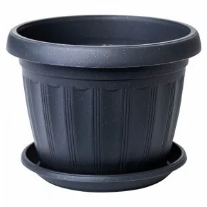 Вазон 112067 "Терра" 17*13 з підст (граніт)