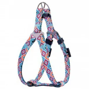 69/1121/Т Шлея д/собак "Tribal" Гуцульс XS (Об.груд. -33-40 см Шир- 10мм) синя