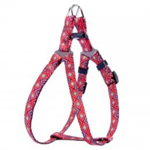 69/1123/Т Шлея д/собак "Tribal" Гуцульс XS (Об.груд. -33-40 см Шир- 10мм) червона