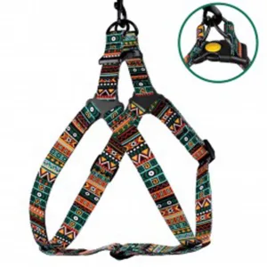 70/1383/Т Шлея д/собак "Urban" Етнічн S (Об.груд.-40-53 смШир. - 16мм) ментол