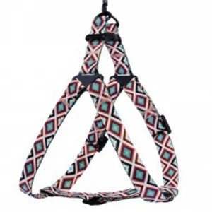 72/1124/Т Шлея д/собак "Tribal" Гуцульс L (Об.груд.-58-71 см.Шир- 25мм) коричн.