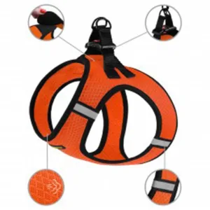 83404/Т Шлея д/собак "Vest" Mesh, розмір S, (обхв.шиї-34см,обхв груд-42см) помаранч.