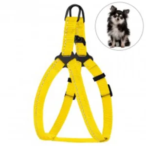 68/1228/Т Шлея для собак "Active" BronzeDog світловідб. (обхват грудної клітини 24-30см, ширина-10мм