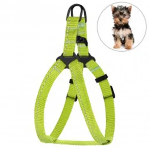 68/1305/Т Шлея для собак "Active" BronzeDog світловідб. (обхват грудної клітини 24-30см, ширина-10мм