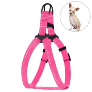 69/1306/Т Шлея для собак "Active" BronzeDog світловідб. (обхват грудної клітини 33-40см, ширина-10мм