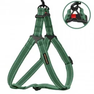 72/1514Б/Т Шлея для собак BronzeDog Брезент Стандарт Рефлекторна(25мм),розмір L,обхв.груд-58-71см, а