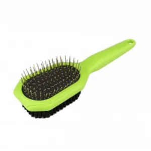 0101-106 Щітка масажна двостор., М/ Double Sided Pet Hair Grooming Bristle And Pin Brush