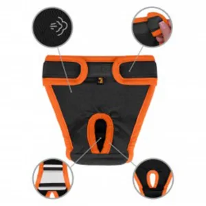 672411/Т Труси гігієнічні трикотажні Bronzedog для собак, (розмір ХL), колір сірий