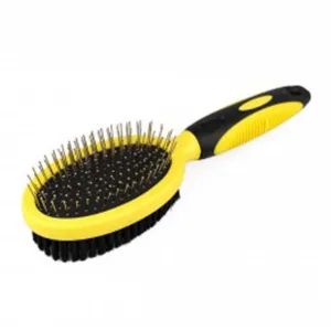 HSAF-S Щітка масажна двостор. S /Double sided slicker and bristle pet brush hair remover