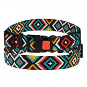 53/1373/Т Нашийник д/собак Urban гуцульс. заст. пласт XL (Об. шиї- 43-66см Шир-25мм) ментол