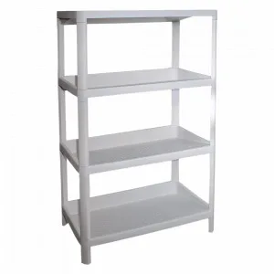 Полиця 171007 для взуття на 4 секції (біла роза)