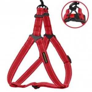 72/1533Б/Т Шлея для собак BronzeDog Брезент Стандарт Рефлекторна(25мм),розмір L,обхв.груд-58-71см, ч