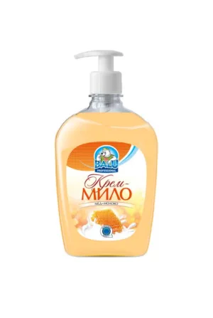 BALU крем-мило з дозатором "Мед-Молоко" 500 мл