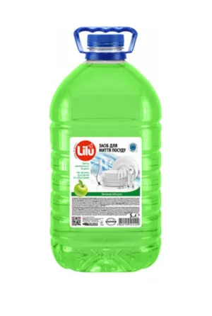 LILU засіб д/миття посуду "Зелене яблуко"  пл. пет 5л