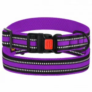 51/1607/Т Нашийник д/собак Mesh (розмір М, обхват шиї 30-40 см, ширина 20мм) фіолет.
