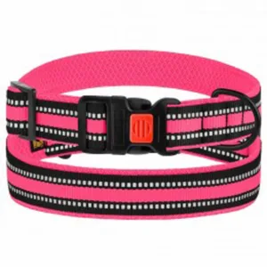 52/1606/Т Нашийник д/собак Mesh (розмір L, обхват шиї 35-53 см, ширина 25мм) рожев.