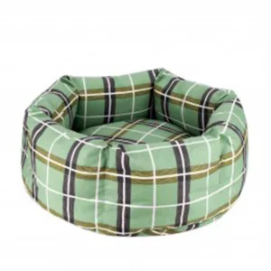 1212105 Лежанка кругла бязева Comfort S 35 см зелена