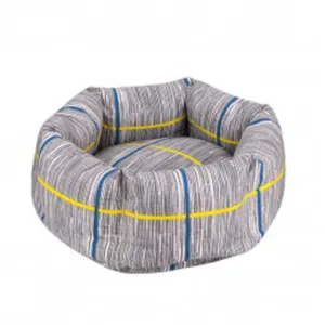 1232111 Лежанка кругла бязева Comfort L 60 см сіра