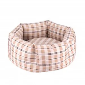 1232114 Лежанка кругла бязева Comfort L 60 см бежева