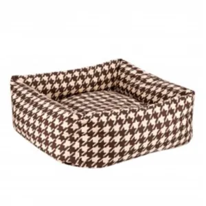 1432108 Лежанка квадрат. бязева Comfort L 65*65 см коричнева