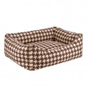 1022108 Лежанка прямокут. бязева Comfort М 40*60 см корич.