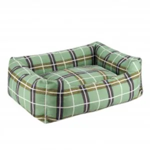 1032105 Лежанка прямокут. бязева Comfort L 50*70 см зелена