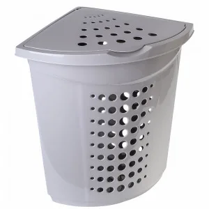 Корзина 122051 для білизни 45л кутова (какао)