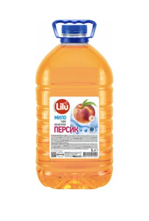LILU Мило рідке косметичне "Персик" пл. пет. 5л.