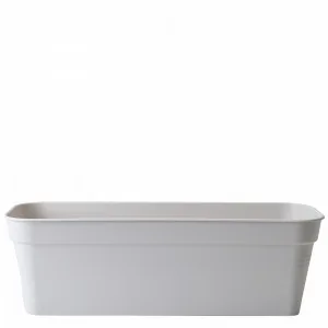 Вазон 115081 "Глорія" балконний 50*18 (біла роза)