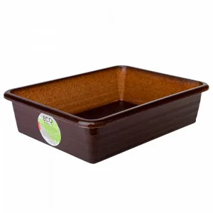 Лоток 122081 ECO WOOD універс. 248*190*60 (корич.)