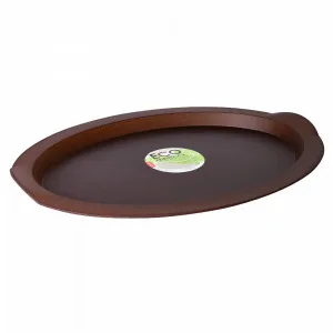 Таця 167403 овальна 47*35*4 ECO WOOD (корич)