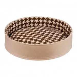 368108 Бортик круглий бязь+фетр Comfort L 55*14 см бежево-коричневий