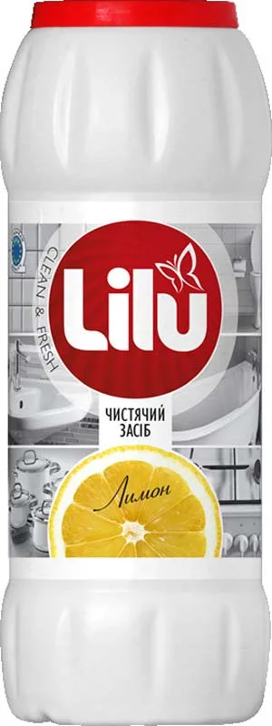 LILU Засіб д/чищення порошкоподібний "Лимон" 500г