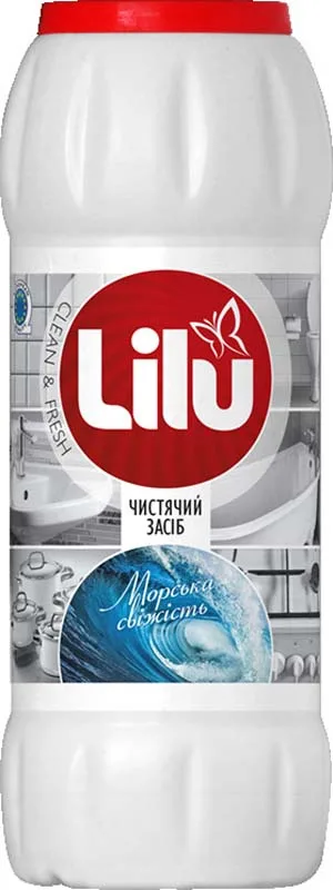 LILU Засіб д/чищення порошкоподібний "Морська свіжість" 500г