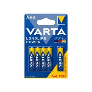 VARTA Бат-ка LONGLIFE Alkaline POWER AAA Bli (4+1)