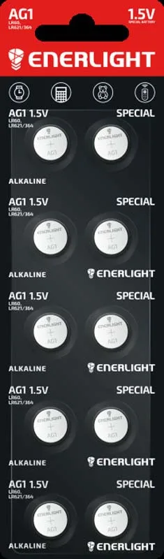 Бат-ка ENERLIGHT Alkaline 1,5V SPECIAL AG1